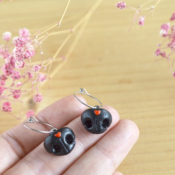Pendientes de aro "Trufita del amor" - Imagen 2