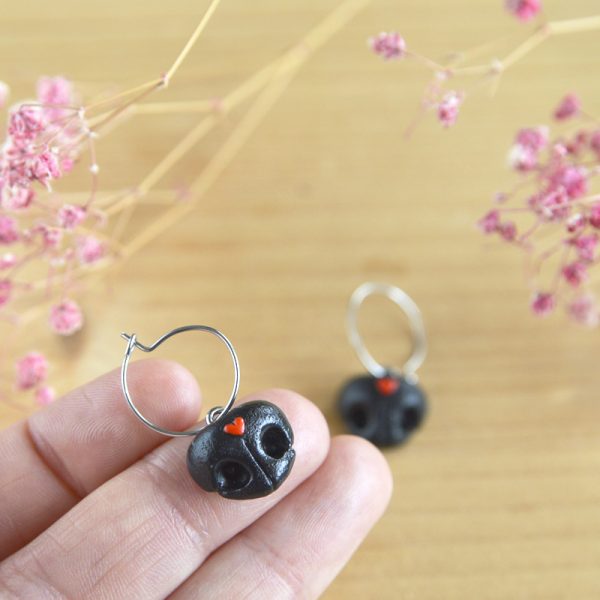 Pendientes de aro "Trufita del amor" - Imagen 3